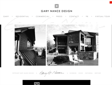 Tablet Screenshot of garynancedesign.com